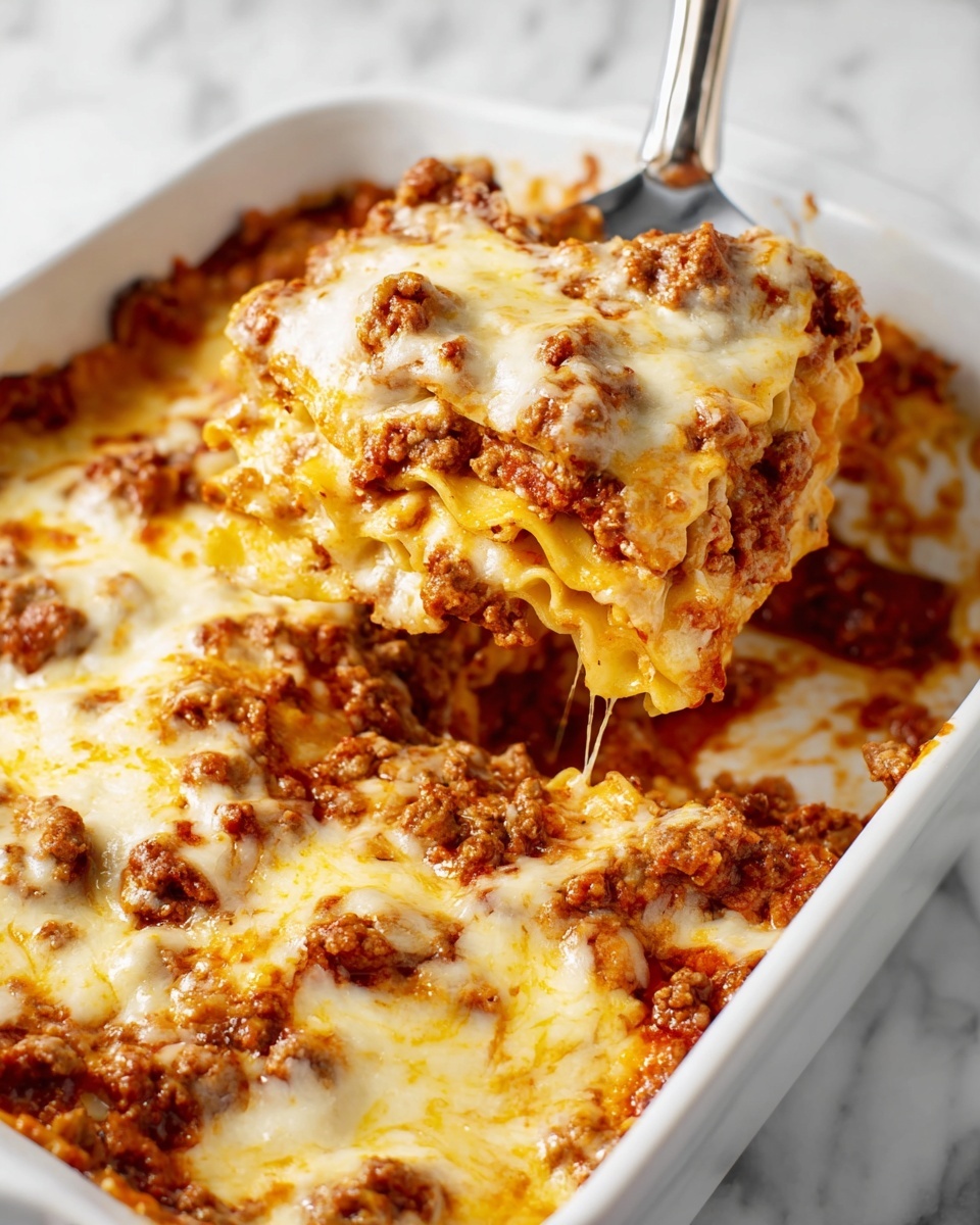 Easy Baked Ravioli with Ground Beef and Cheese Recipe - Recipe Image