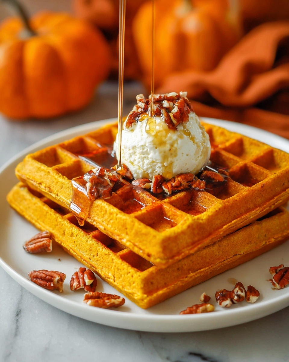 Pumpkin Waffles Recipe - Recipe Image