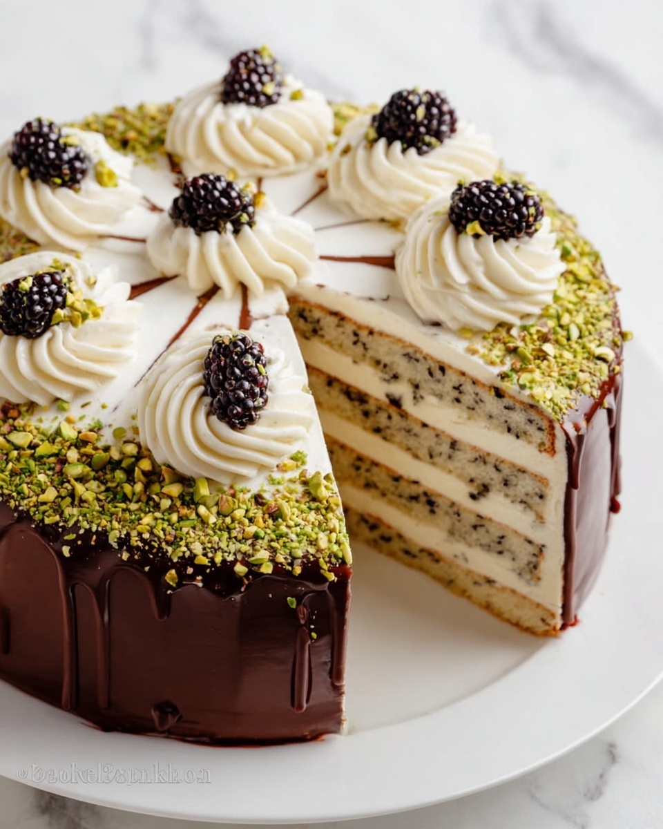 Poppy Seed Cake with Chocolate Ganache Recipe - Recipe Image