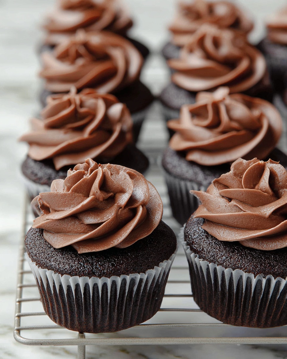 Mini Chocolate Cupcakes Recipe - Recipe Image