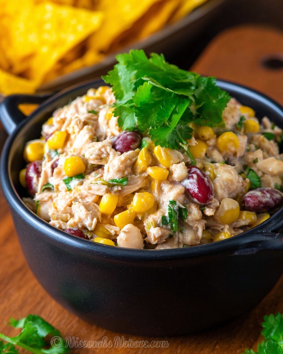 Creamy Chicken and Bean Chili in the Slow Cooker Recipe - Recipe Image