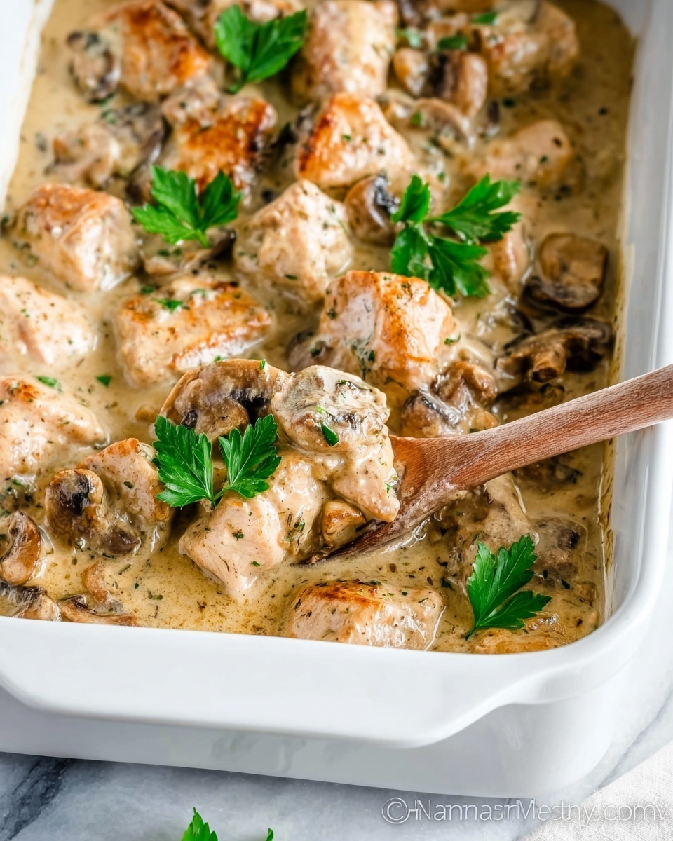 Creamy Chicken Gloria Casserole Recipe - Recipe Image