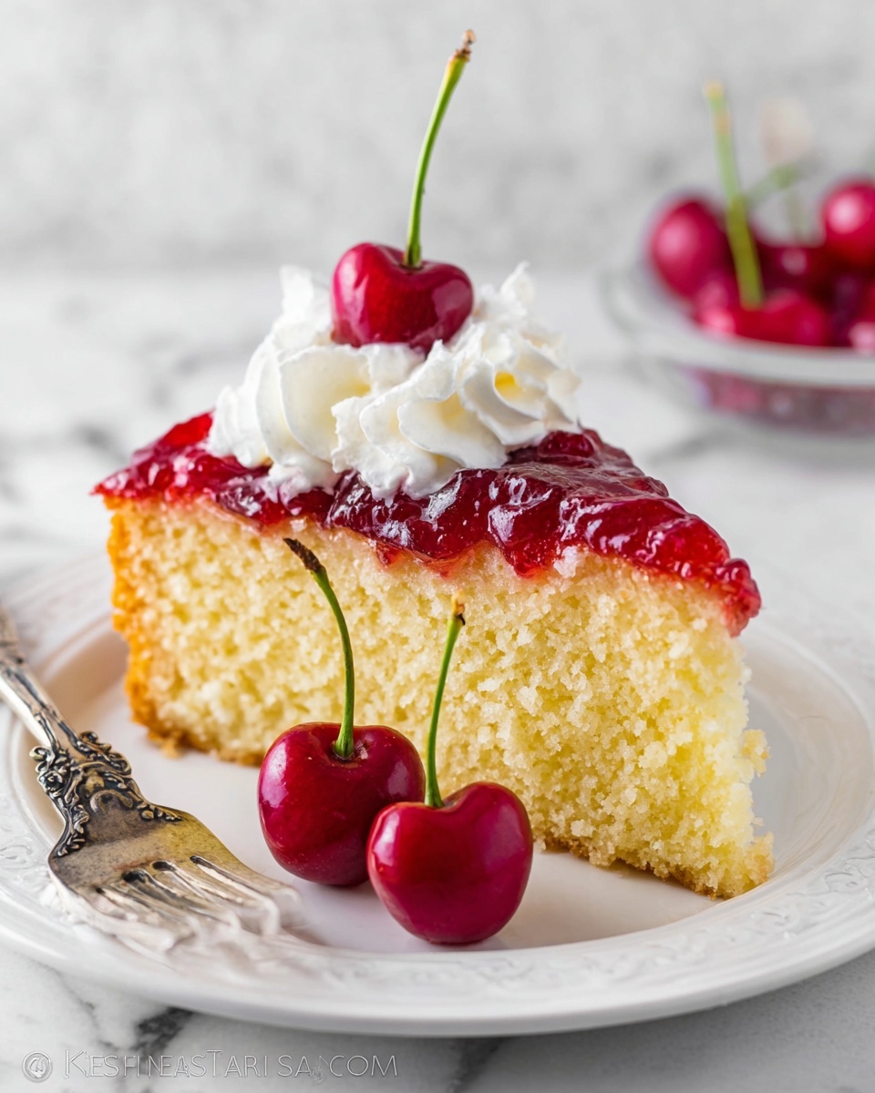 Cherry Upside-Down Cake Recipe - Recipe Image