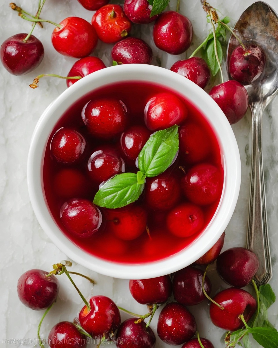 Cherry Summer Kissel (Sweet Cherry Soup) Recipe - Recipe Image