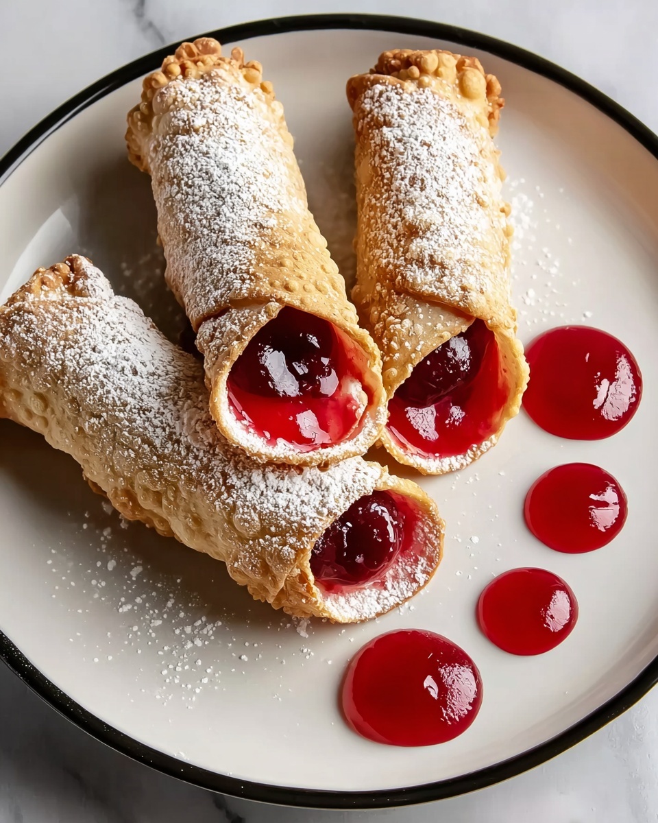 Air Fryer Cherry Pie Taquitos: A Sweet & Crispy Dessert in Minutes Recipe - Recipe Image