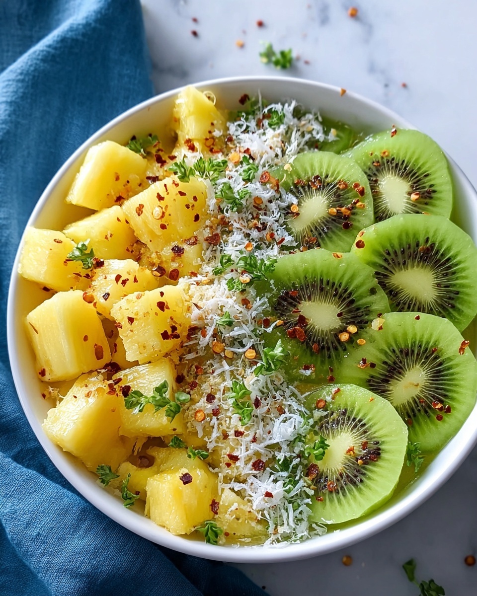 Pineapple Kiwi Salad: A Bright, Refreshing Fruit Salad Everyone Will Love Recipe - Recipe Image