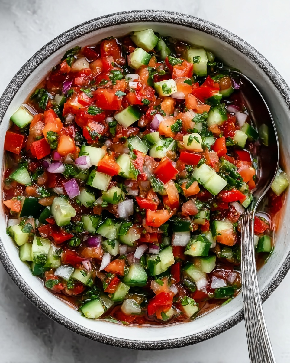 Crisp and Flavorful Indian Kachumber Salad Recipe - Recipe Image