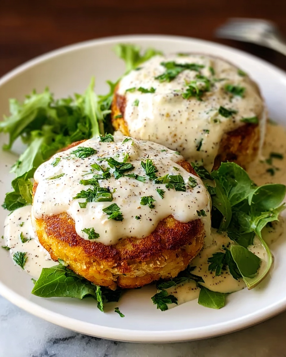 Comforting Chicken Pillows with Creamy Parmesan Sauce Recipe - Recipe Image