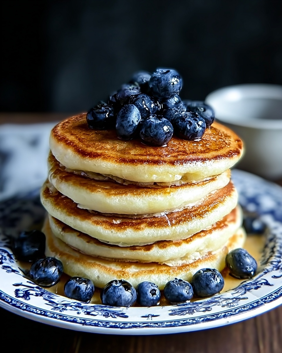 Lusciously Fluffy Coconut Cream Pancakes Recipe - Recipe Image