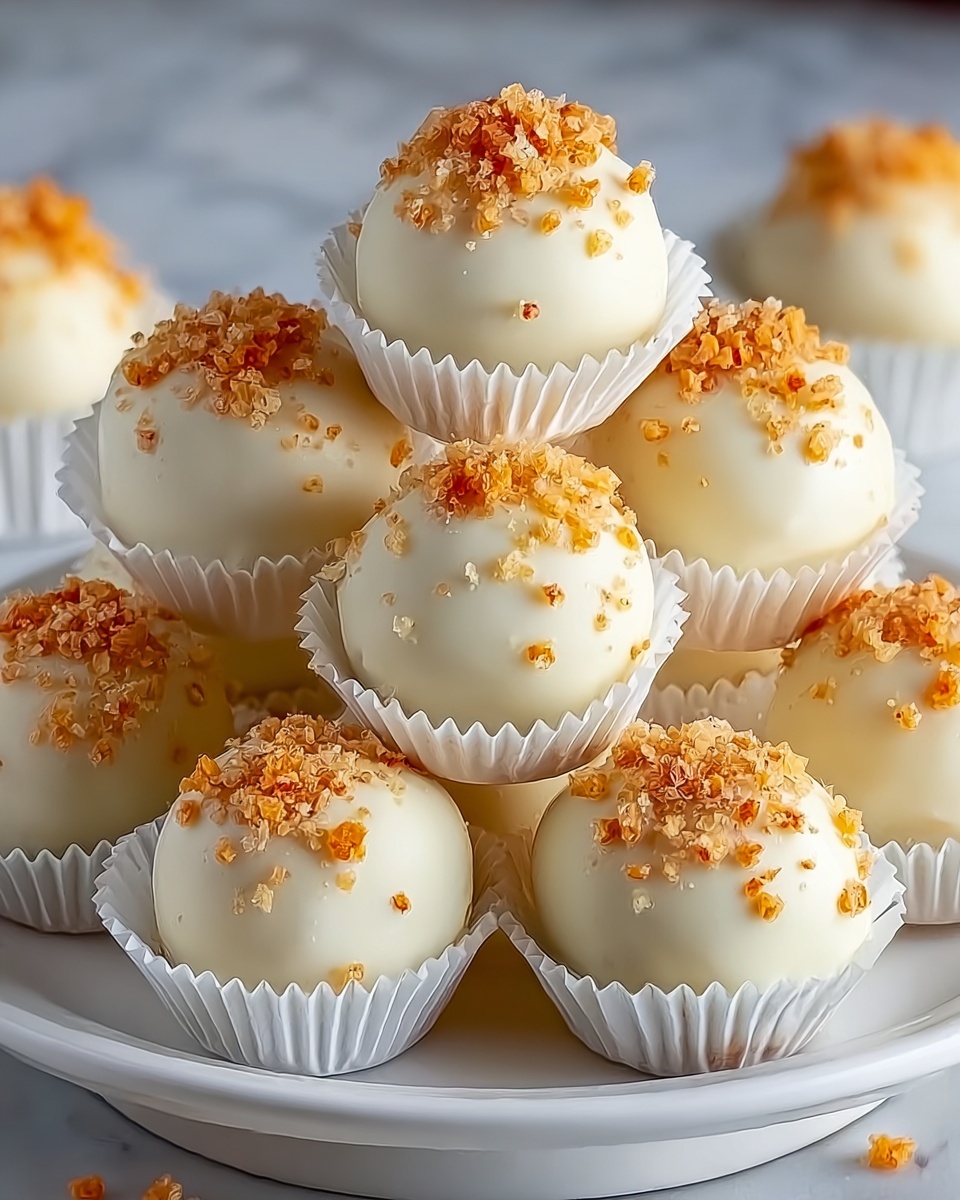 Dreamy No Bake Orange Creamsicle Truffles Recipe - Recipe Image