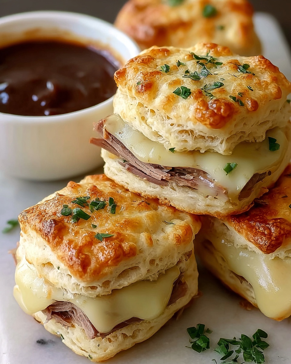 Mouthwatering French Dip Biscuits Recipe - Recipe Image