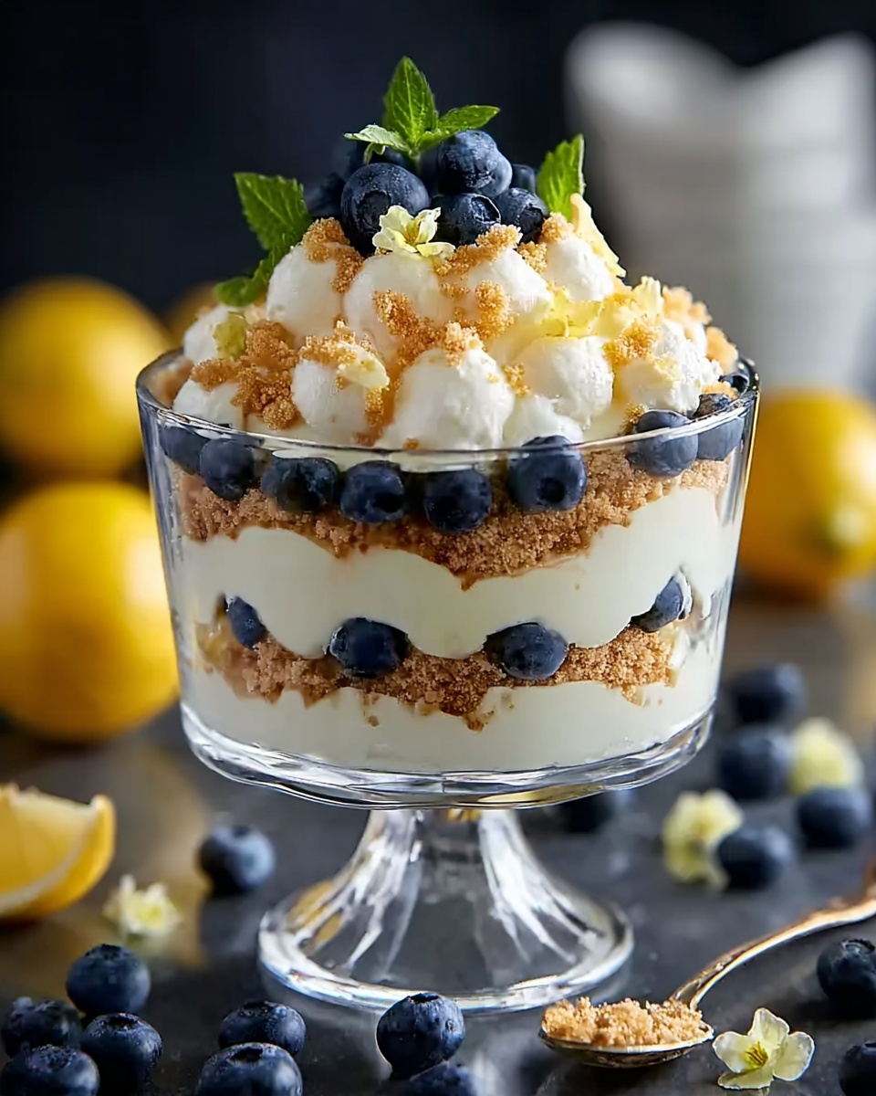 Lemon Blueberry Trifle Recipe - Recipe Image