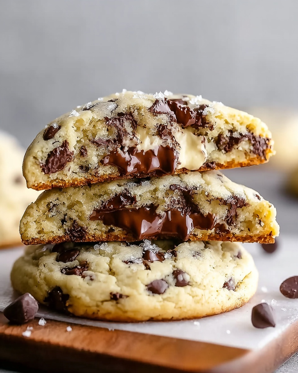 Cheesecake-Stuffed Chocolate Chip Cookies Recipe - Recipe Image