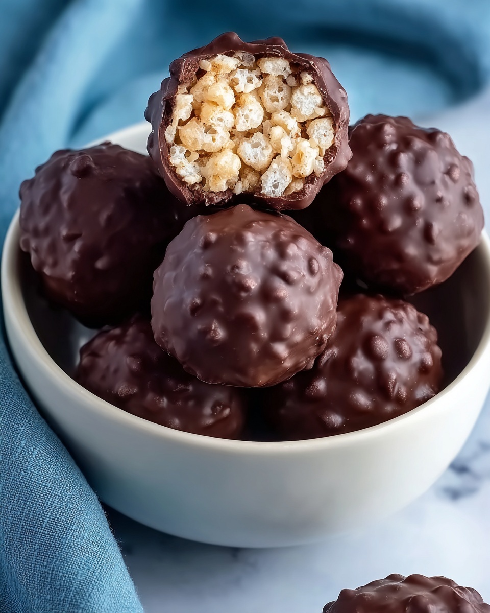 Peanut Butter Balls with Rice Krispies Recipe - Recipe Image