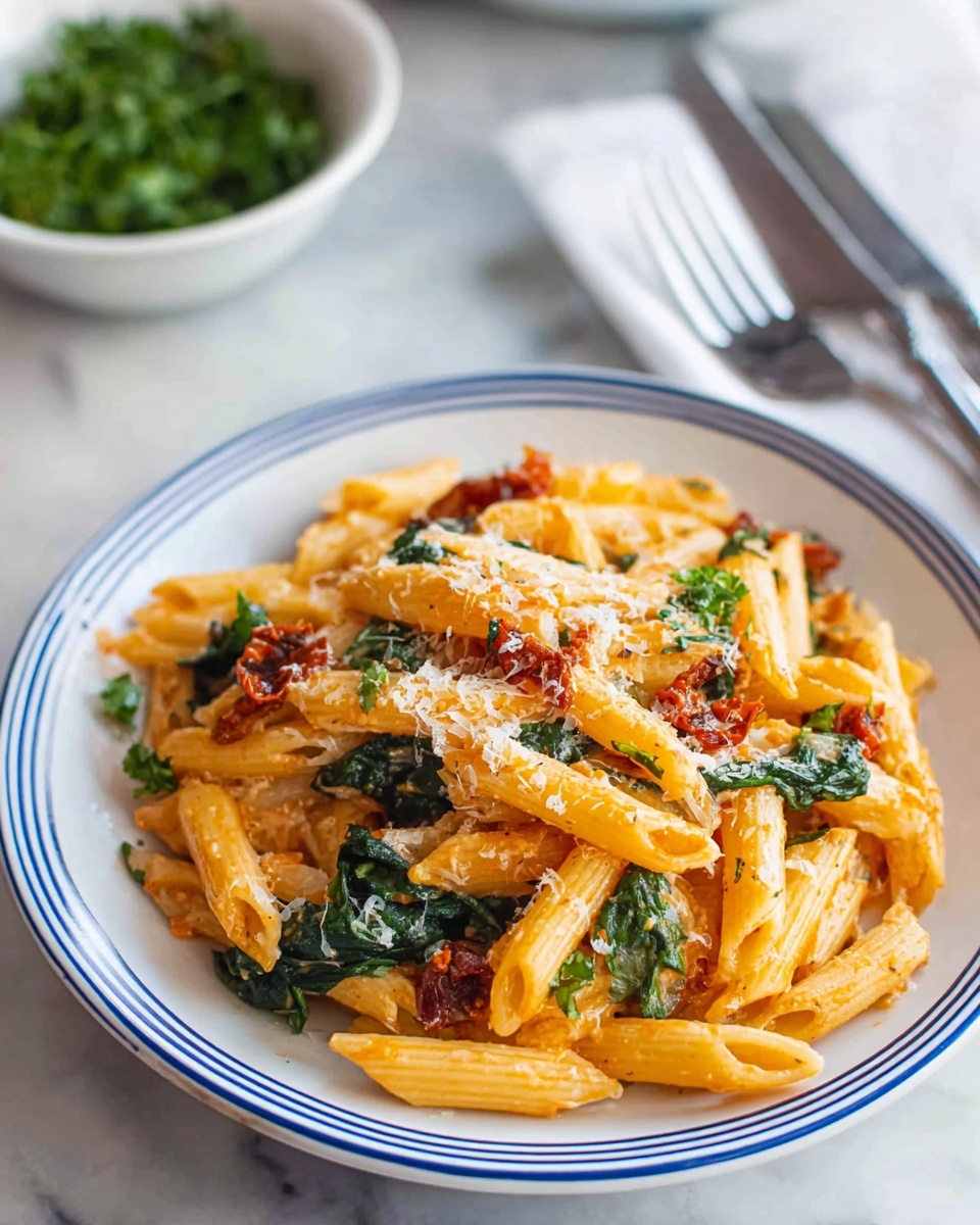 Creamy Sun-Dried Tomato Pasta Recipe - Recipe Image