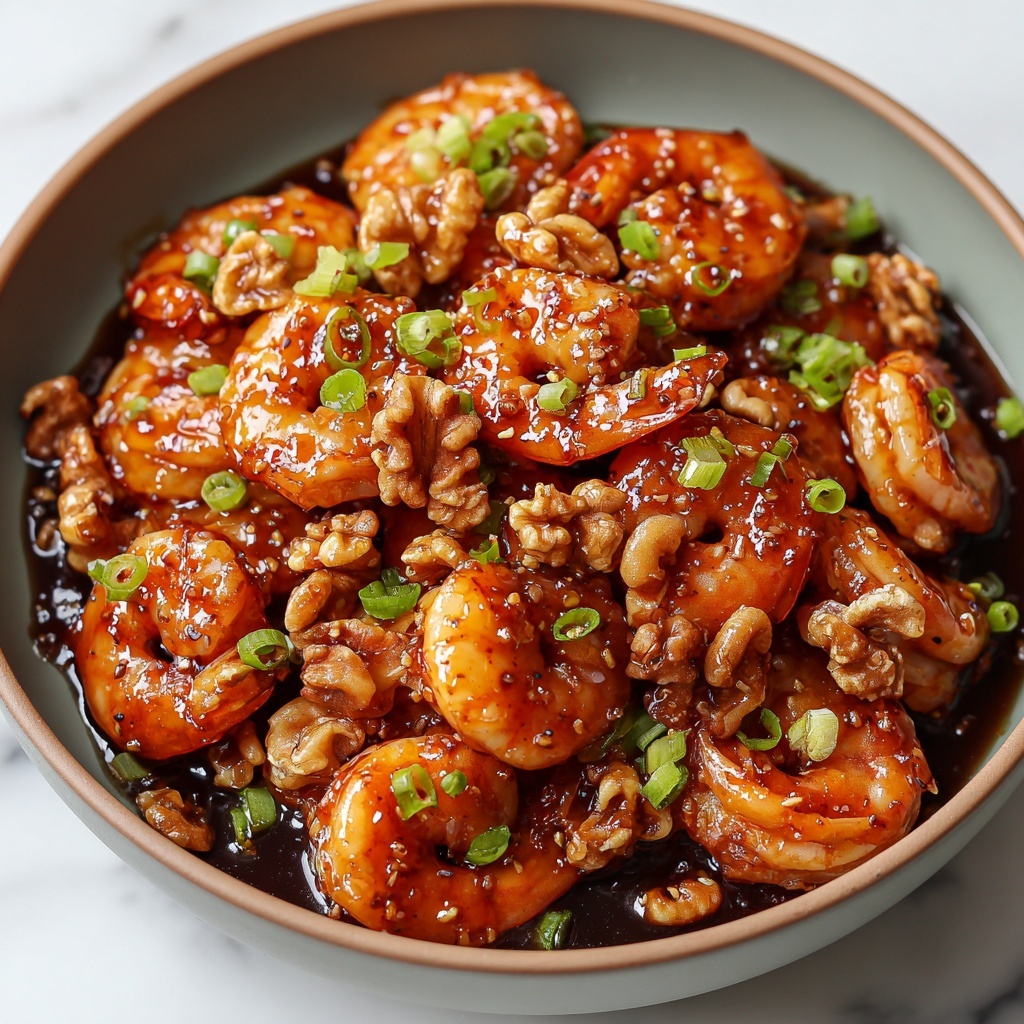 Easy Honey Walnut Shrimp Recipe - Recipe Image