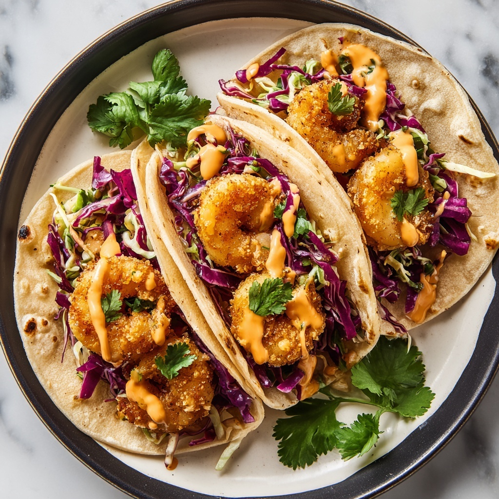 Air Fryer Bang Bang Shrimp Tacos Recipe - Recipe Image