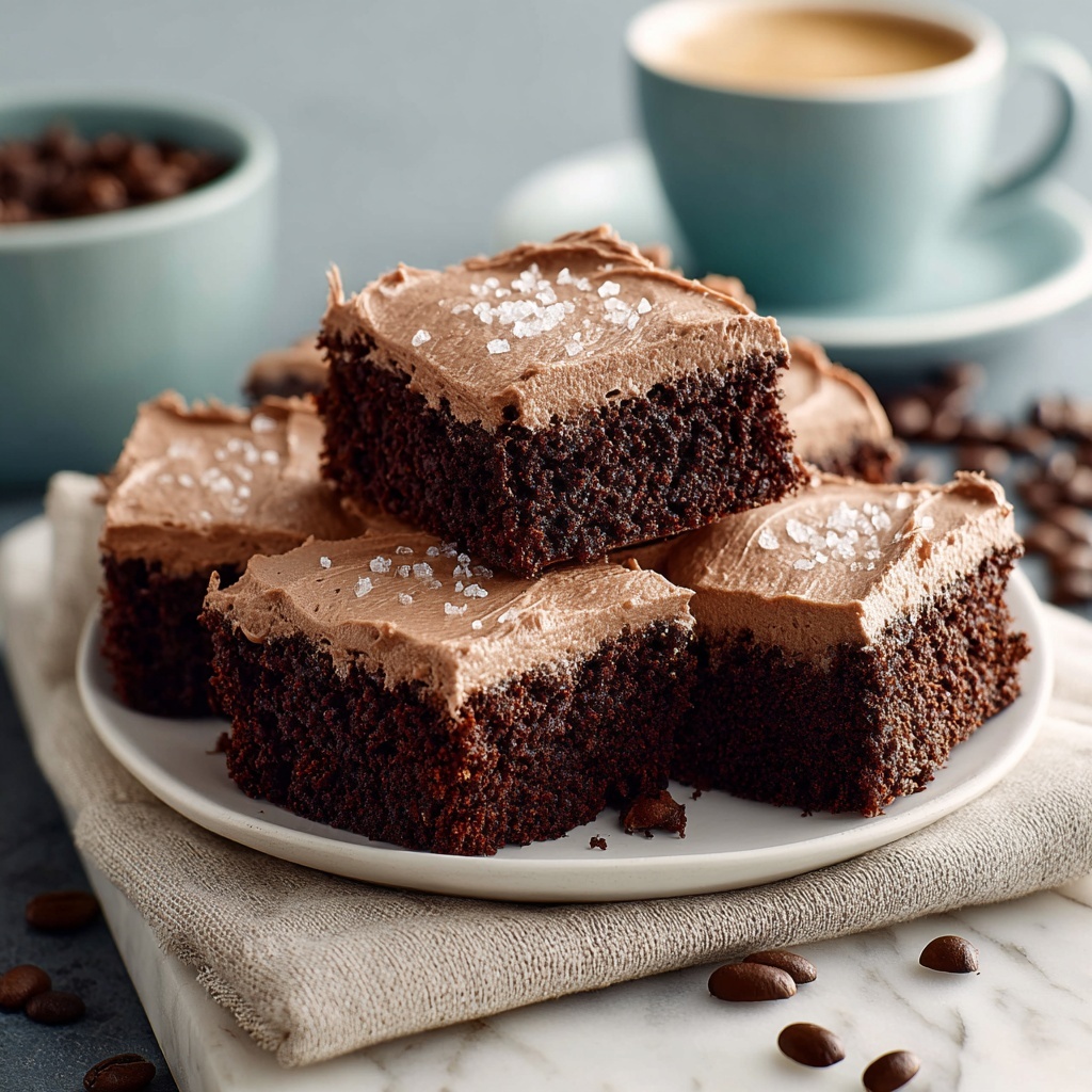 Frosted Coffee Brownies Recipe - Recipe Image