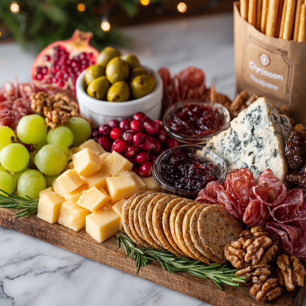 Christmas Charcuterie Board Recipe - Recipe Image