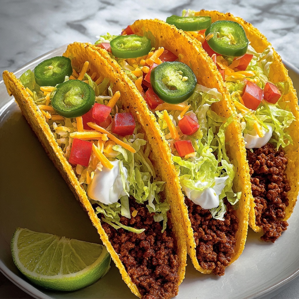 Crispy Beef Tacos Recipe - Recipe Image
