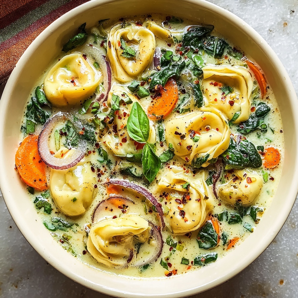 Creamy Tortellini Soup Recipe - Recipe Image