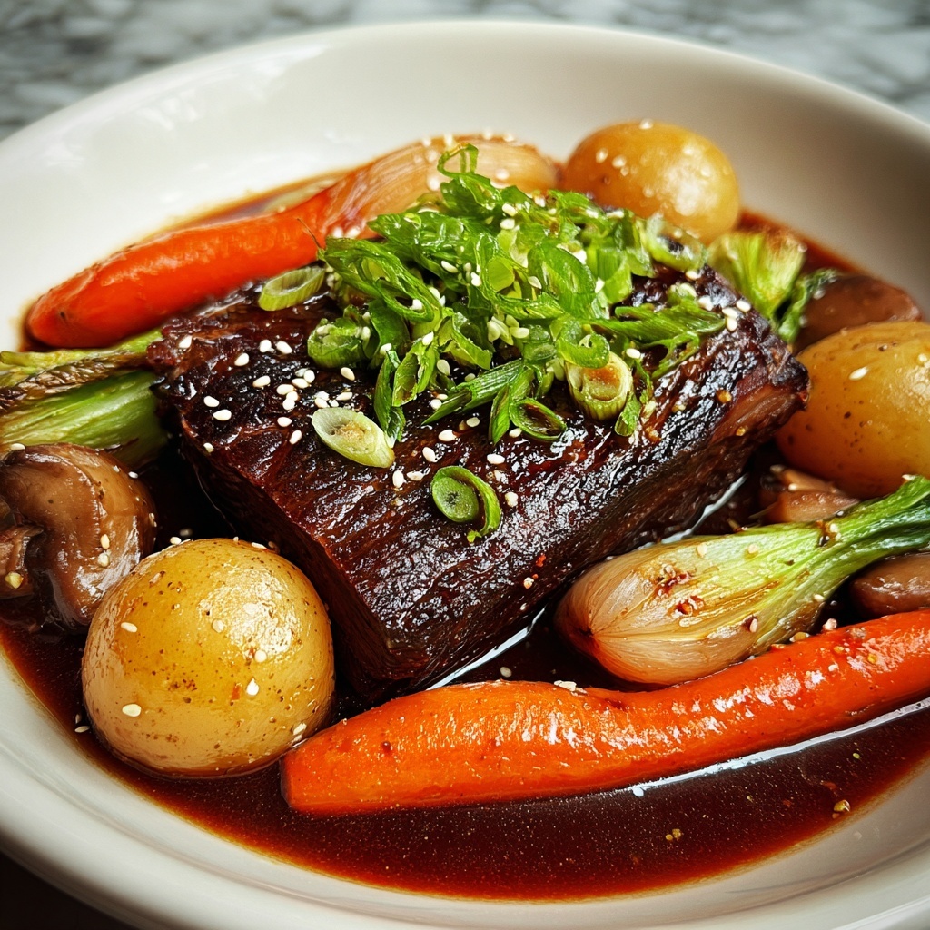 Korean Style Pot Roast Recipe - Recipe Image