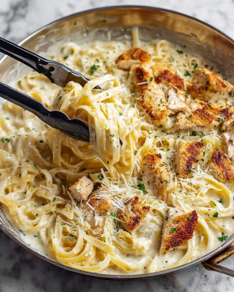 Creamy Chicken Fettuccine Alfredo Recipe