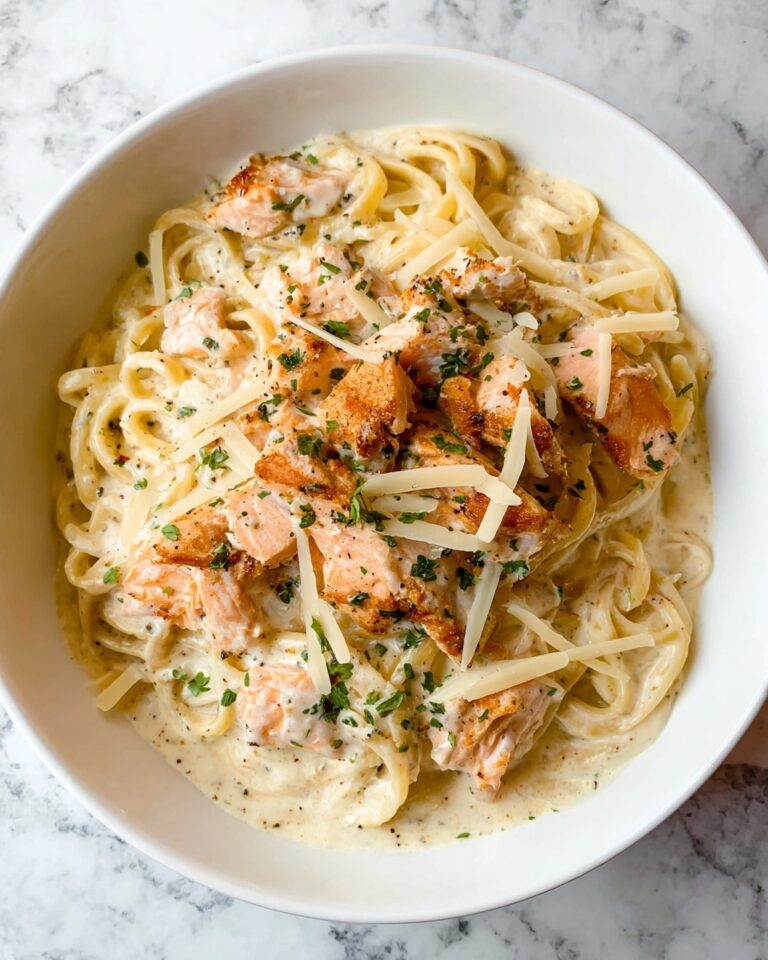 Lemon Dill Salmon Pasta Recipe