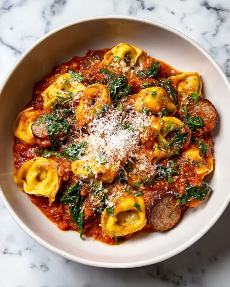 One Pan Tortellini with Sausage Recipe