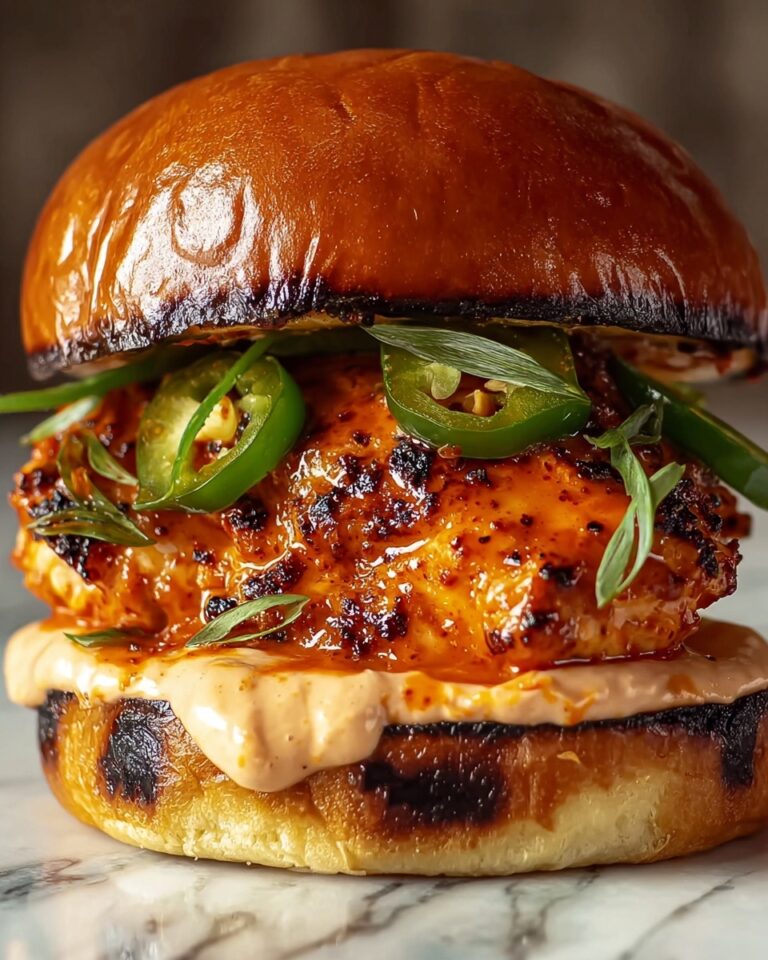 Buffalo Chicken Jalapeño Burger Recipe