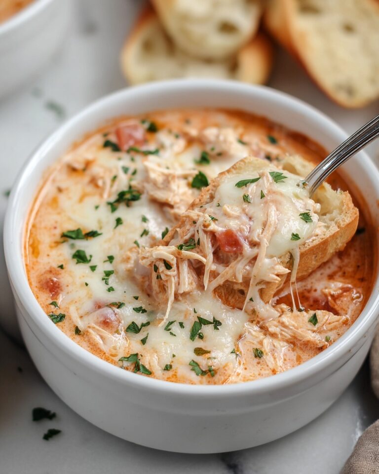 Crockpot Creamy Chicken Parmesan Soup Recipe