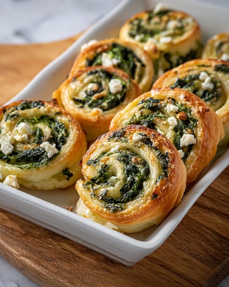 Spinach Feta Pinwheels Recipe