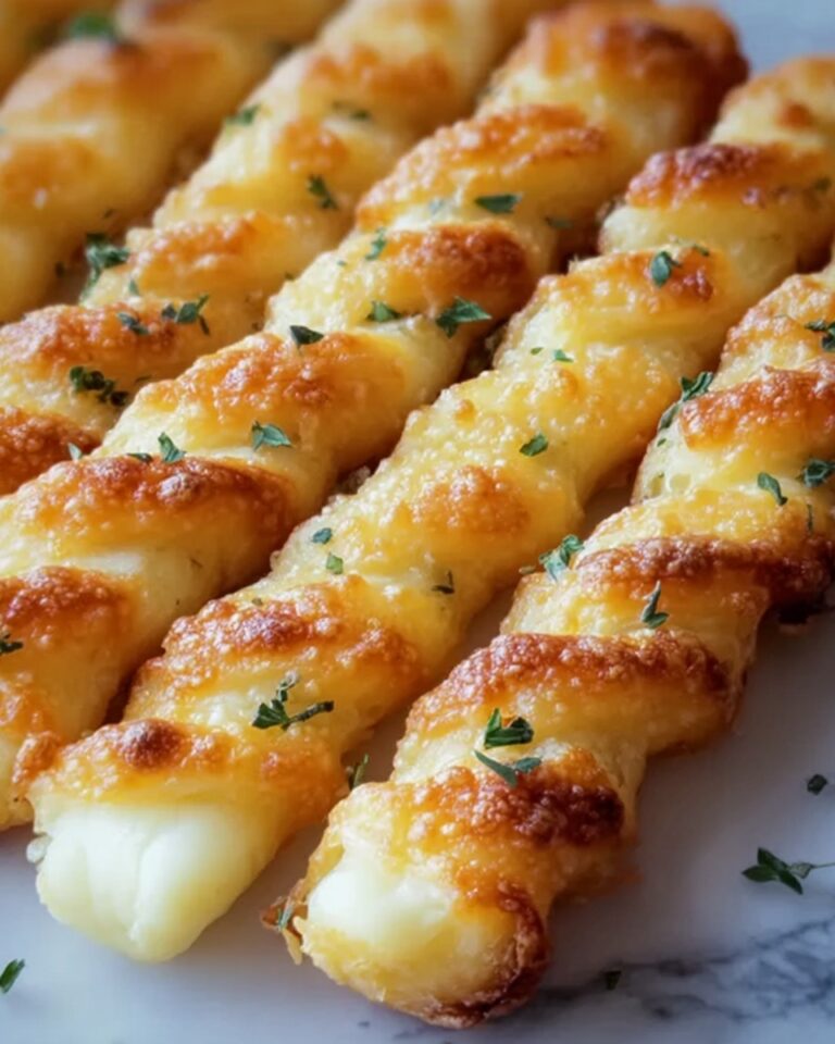 Crispy Parmesan Crusted Potato Cheese Sticks Recipe