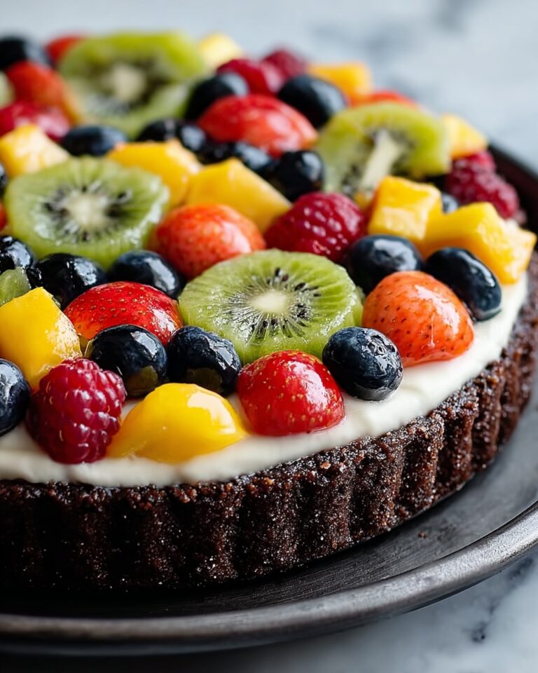 Brownie Fruit Pizza Recipe