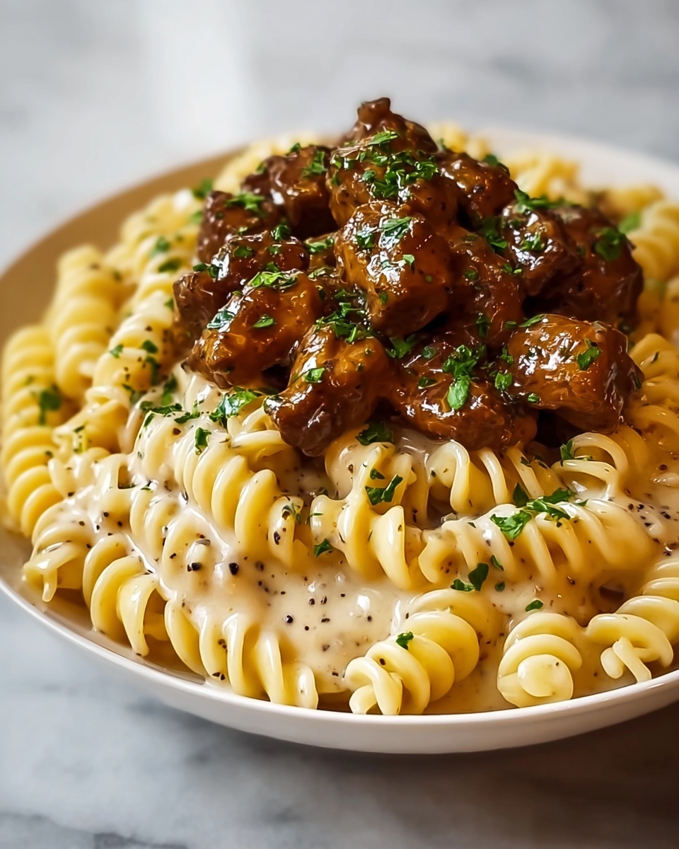 Garlic Butter Chicken Bites & Spicy Cajun Alfredo Twisted Pasta Recipe - Recipe Image