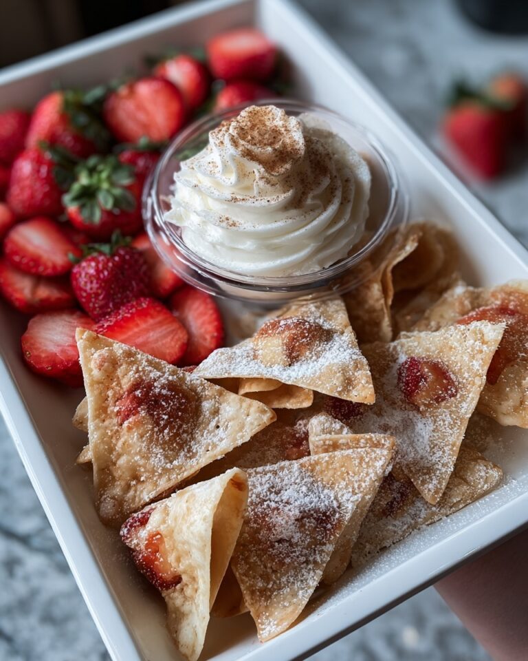 Strawberry Cheesecake Nachos Recipe