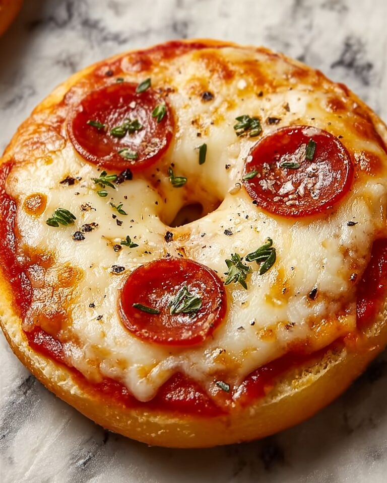 Easy Homemade Pizza Bagels Recipe