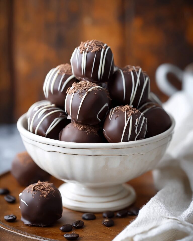 Dark Chocolate Coffee Truffles Recipe