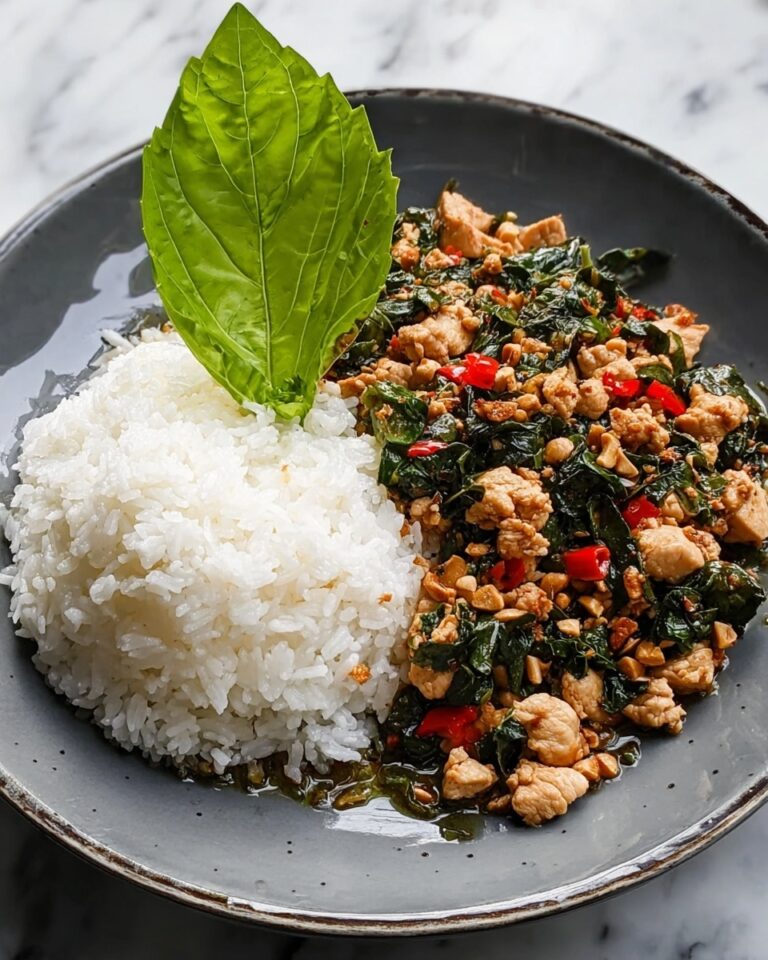 Spicy Thai Basil Chicken (Pad Krapow Gai) Recipe