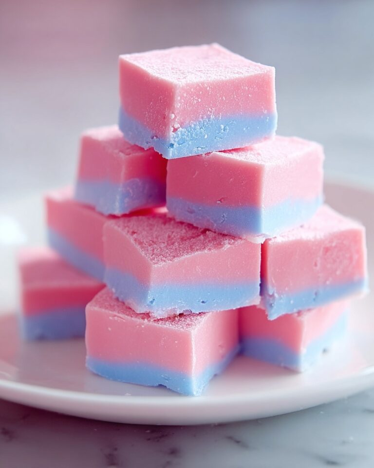 Homemade Cotton Candy Fudge Recipe