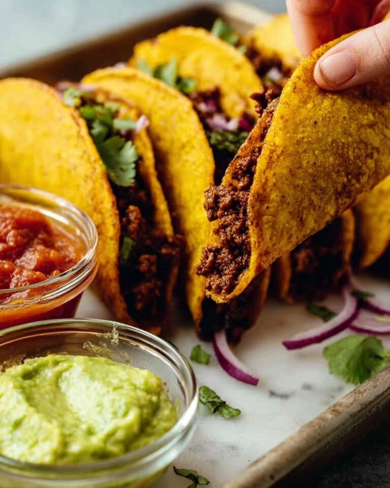 Crispy Ground Beef Tacos Recipe