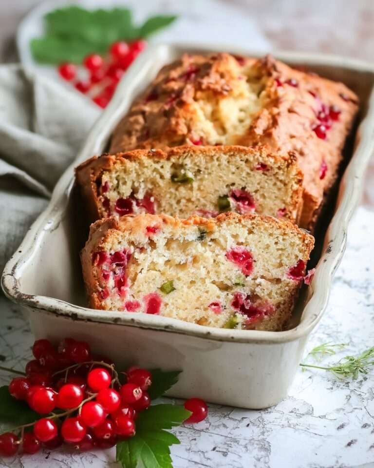 Quick Zucchini Bread with Red Currants Recipe
