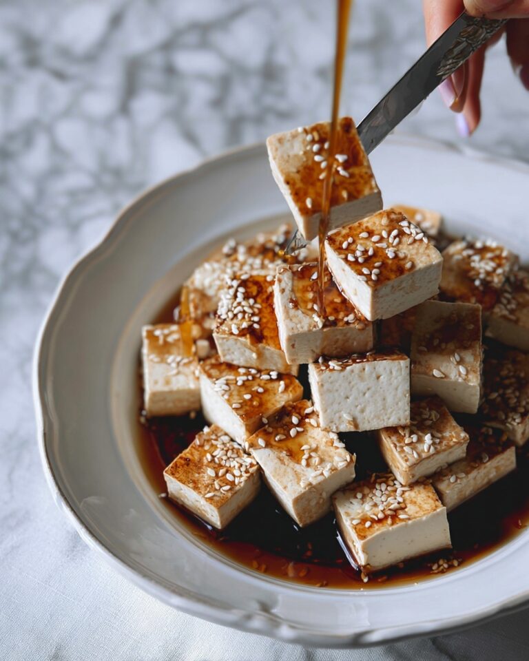 Marinated Tofu with Soy-Ginger Sauce Recipe