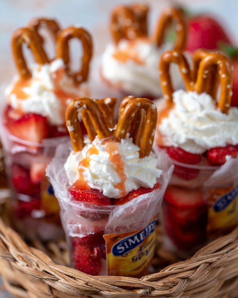 Walking Strawberry Pretzel Salad Dessert Recipe