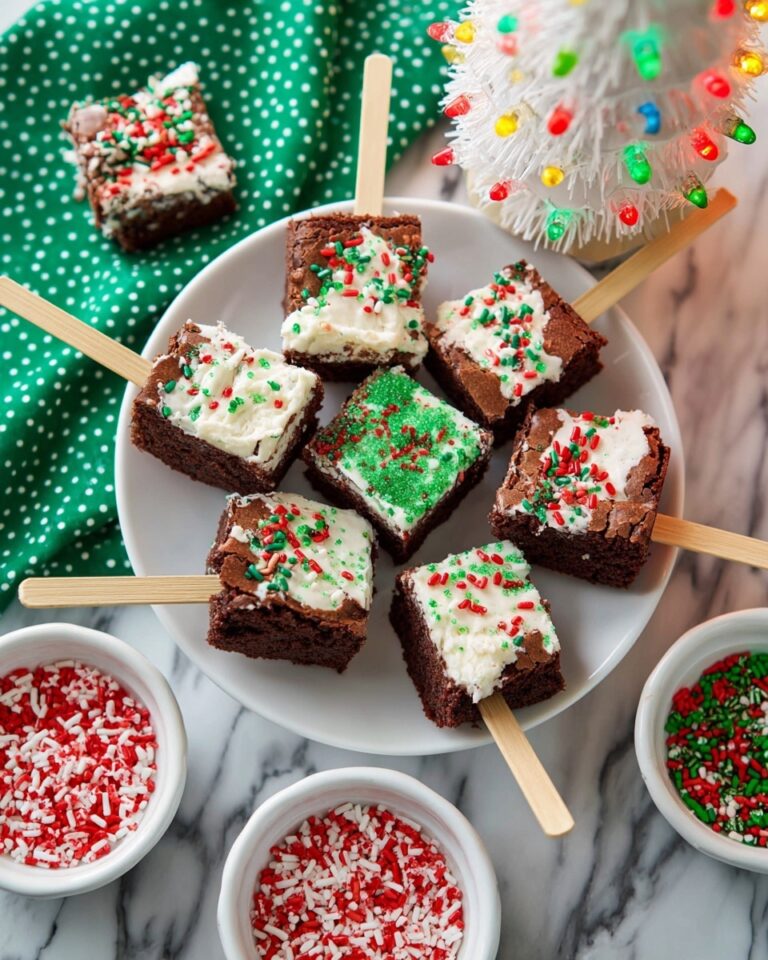 Christmas Brownie Pops Recipe