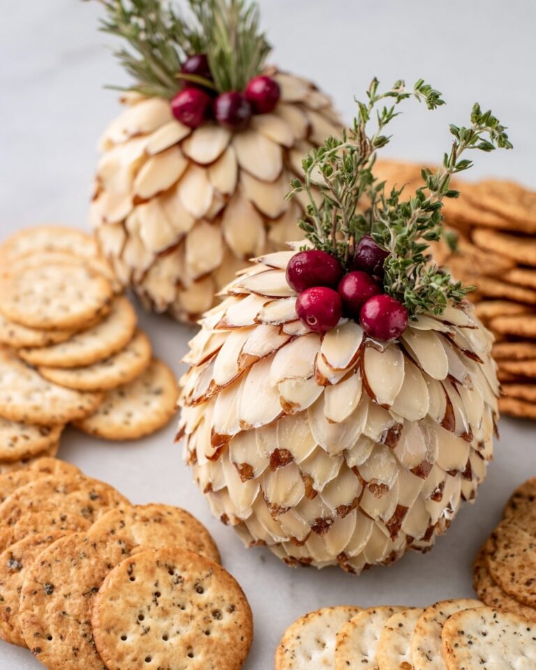 Pinecone Holiday Cheese Ball Recipe