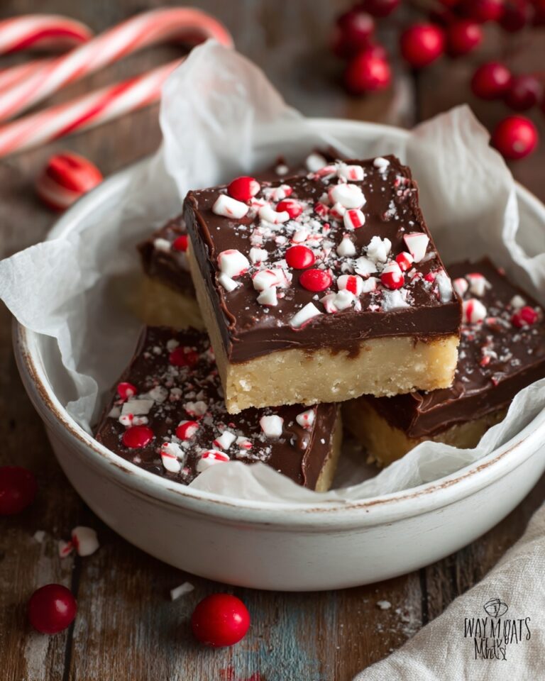 Peppermint Cookie Bars Recipe