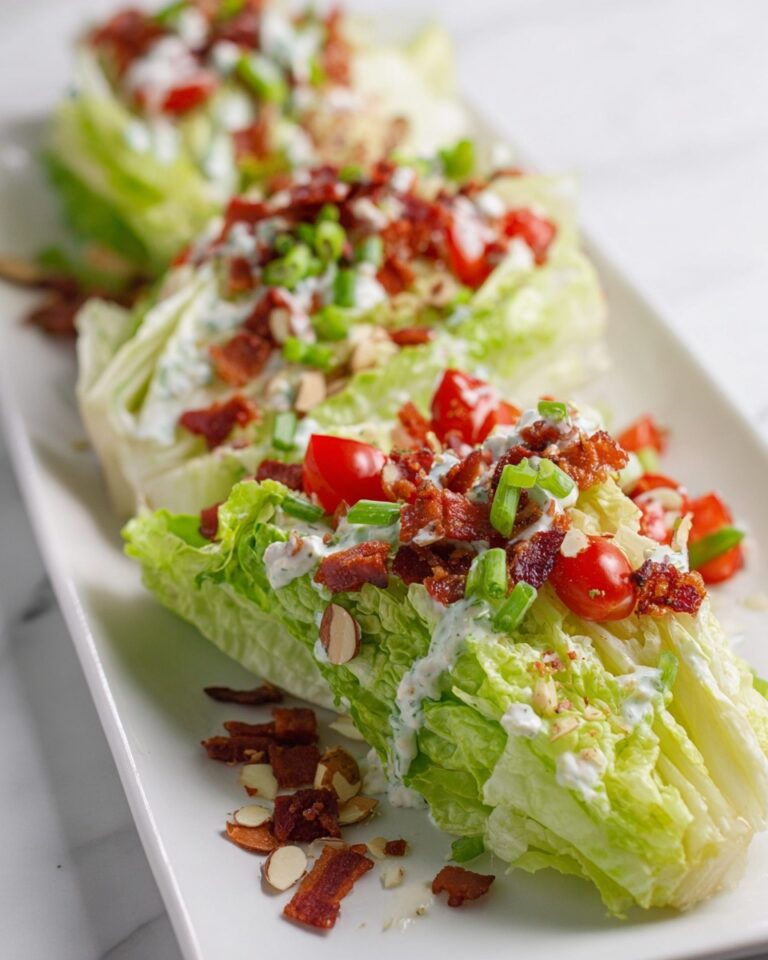Classic Wedge Salad with Blue Cheese, Bacon, and Cherry Tomatoes Recipe