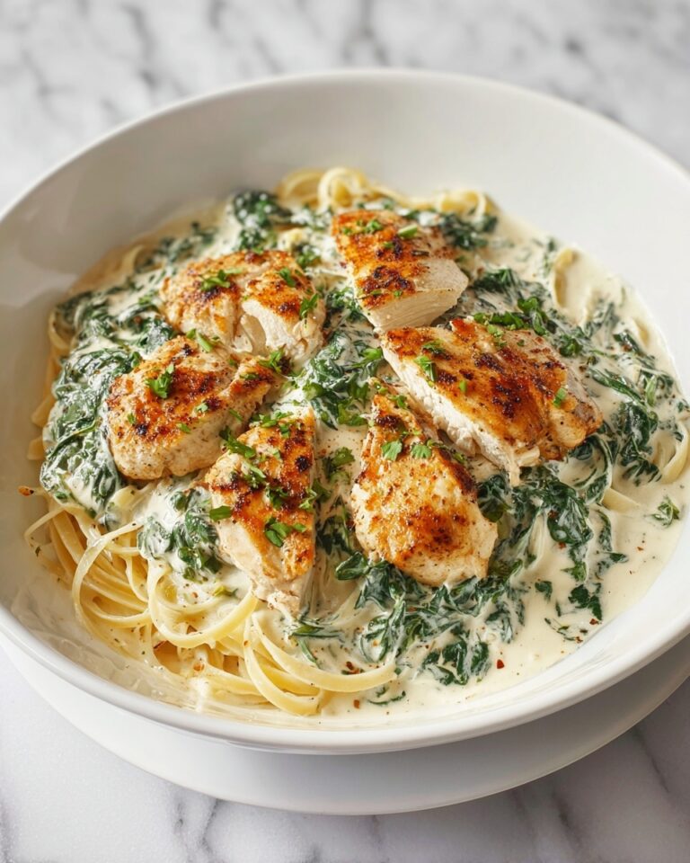 Creamy Chicken Florentine with Spinach and Parmesan Recipe