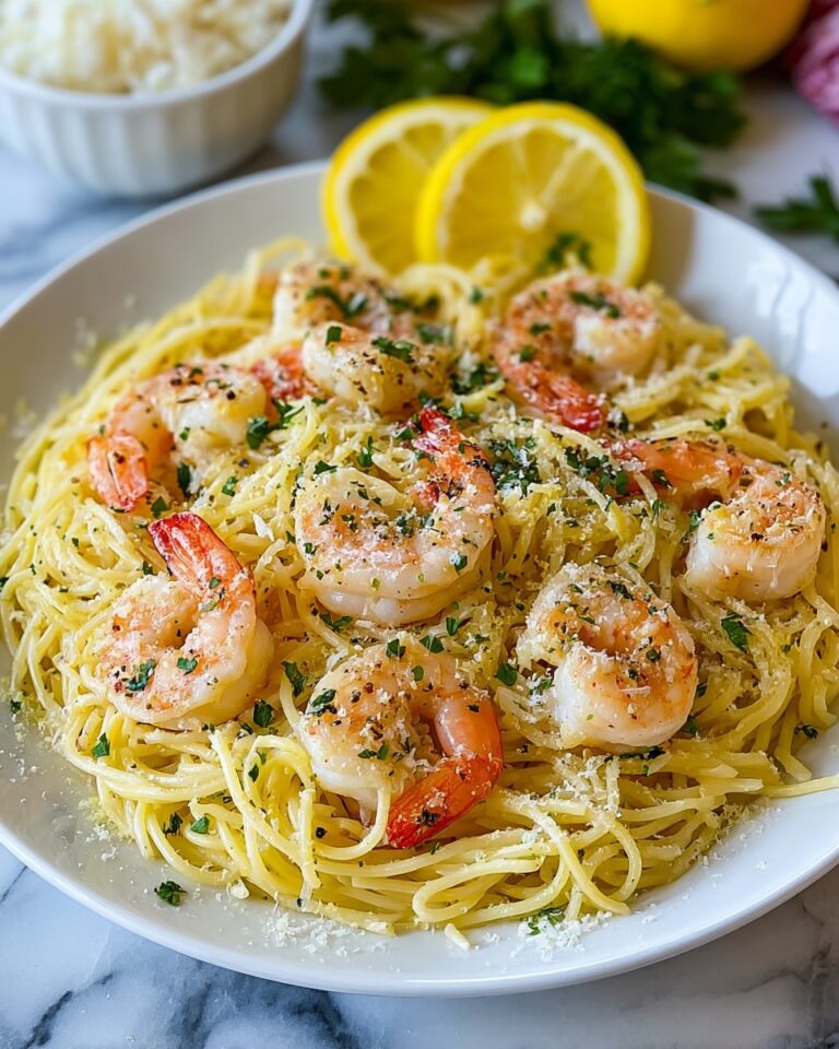 Delicious Shrimp Scampi Pasta Made From Scratch Recipe